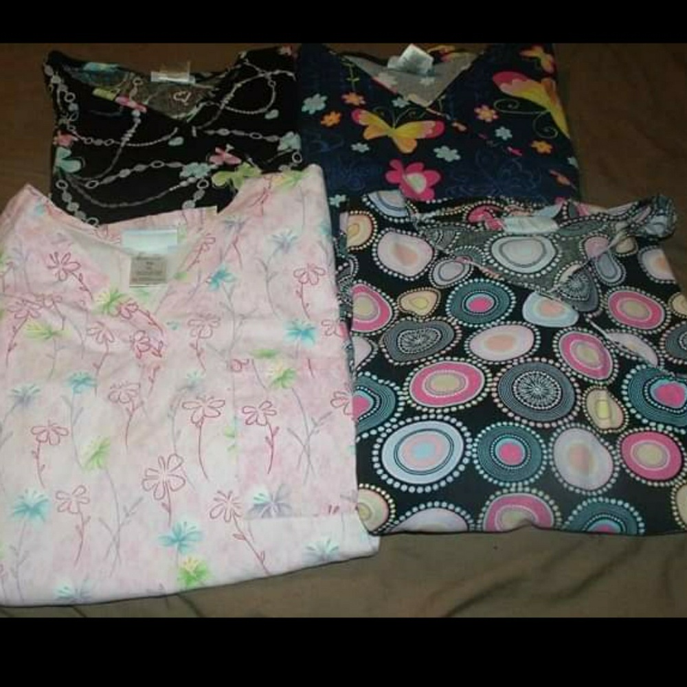 XL scrub tops